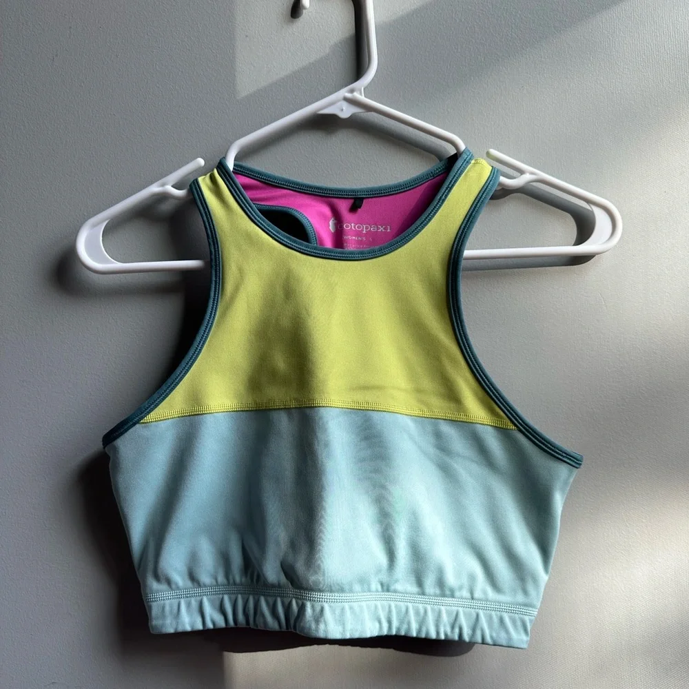 Cotopaxi Pink and Green Racerback Top - Picture 1 of 3